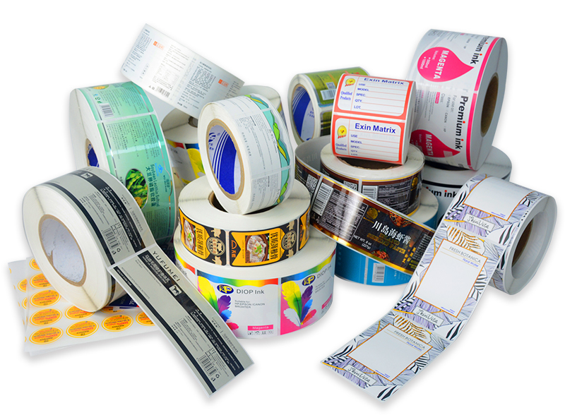 各类材质不干胶标签贴纸印刷定制 食品LOGO二维码卷标