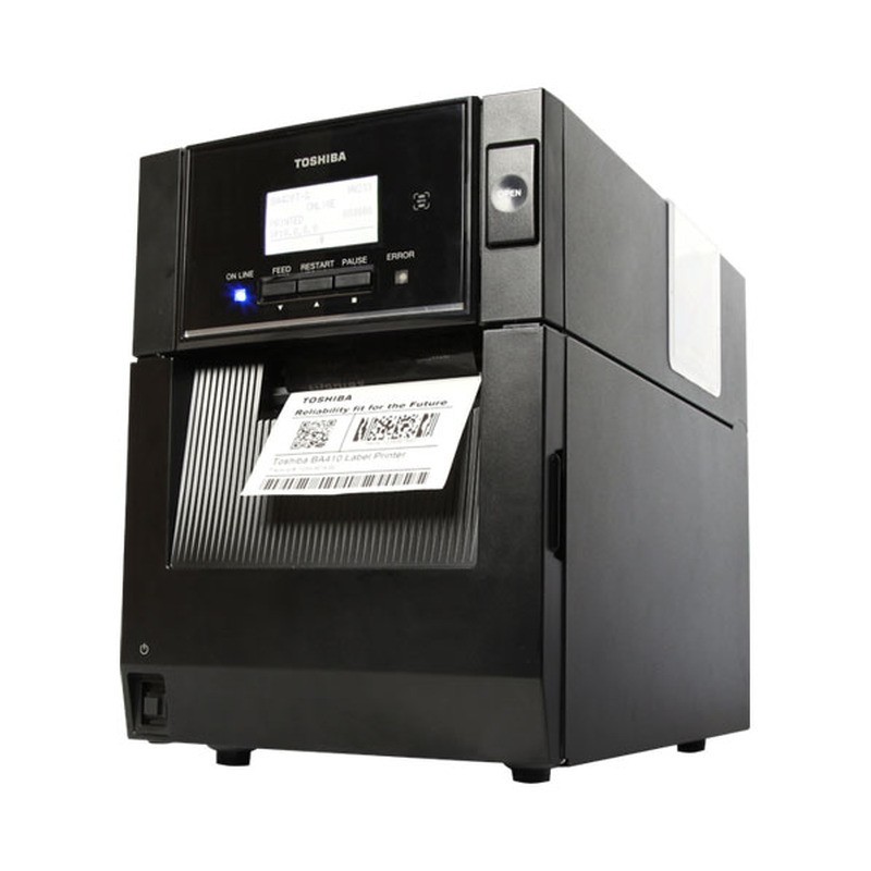 东芝TOSHIBA BA410T 工业级条码标签打印机正面